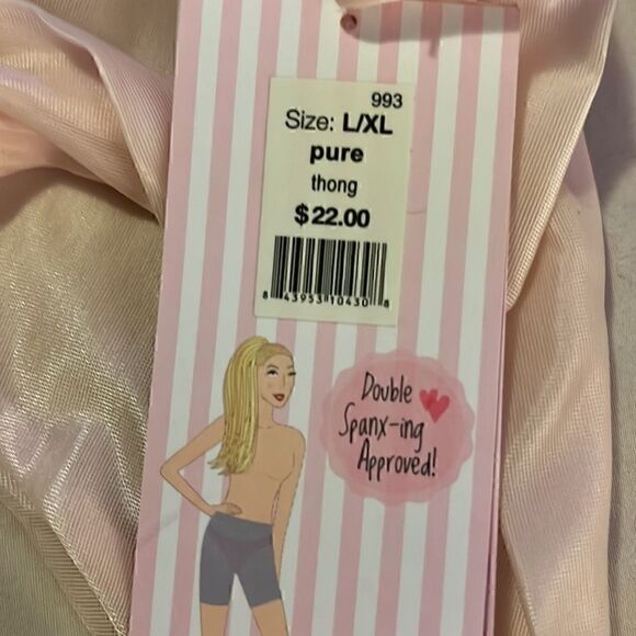 Spanx Skinny Britches Sheer Nude Thong - Picture 4 of 5